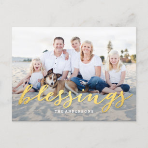 Shiny Sessings Holiday Foto Card Postkarte