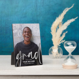 Shiny Strokes Abschluss Keepake Desktop Plaque Fotoplatte