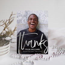 Shiny Strokes Moderner Abschluss Vielen Dank