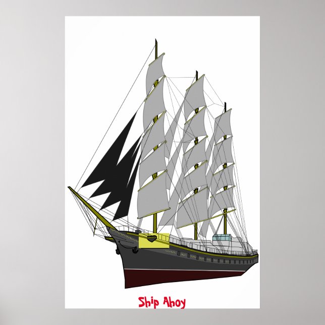 Ship Ahoy Poster (Vorne)