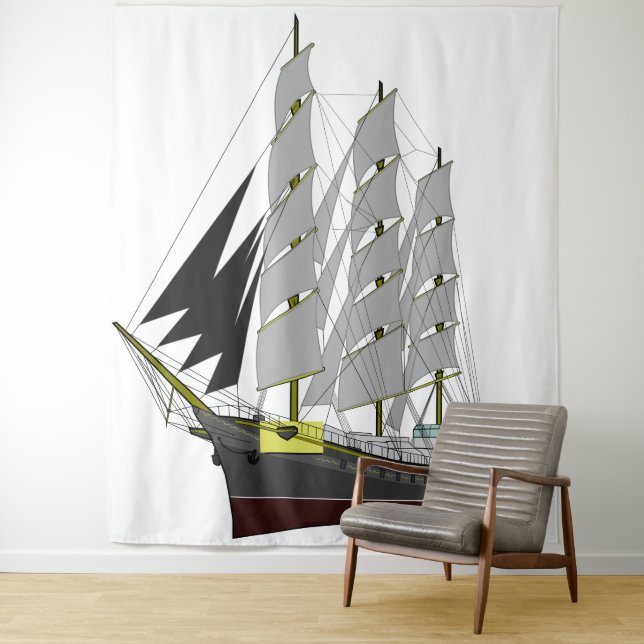Ship Ahoy Tapestry Wandteppich (Beispiel)