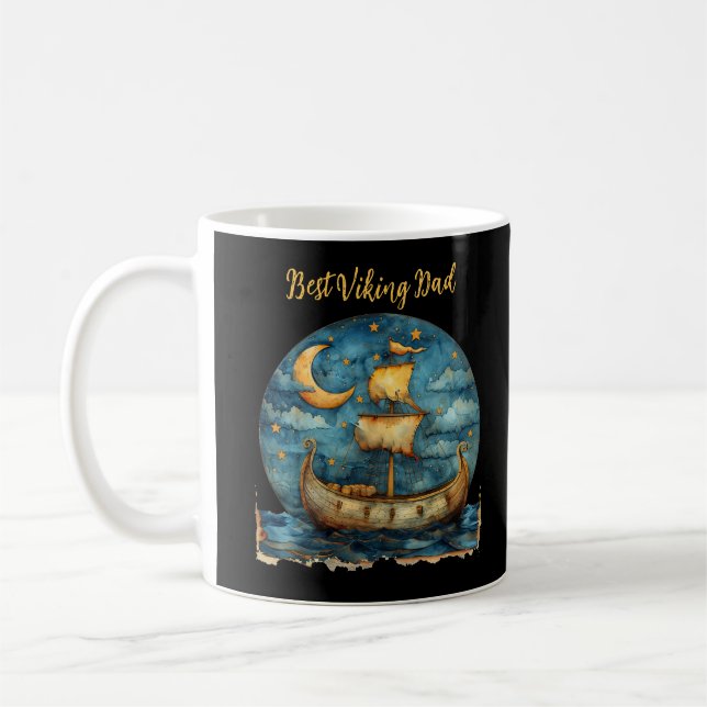 Ship Best Viking Vater Kaffee Tasse (Links)