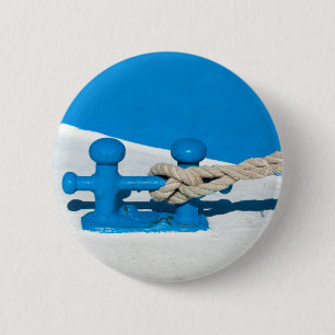 Ship Double Bollard w Rope Button