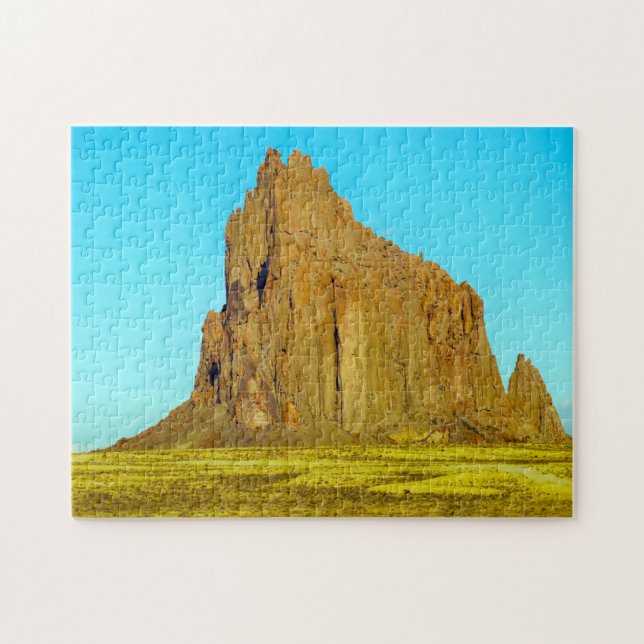 Ship Rock Mexico. Puzzle (Horizontal)