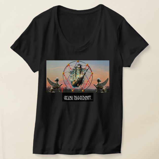 Ship Shape Sky Scape Ladys T - Shirt (Ablage )