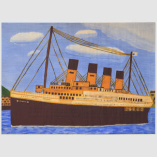 Ship Titanic Tissue paper  Seidenpapier