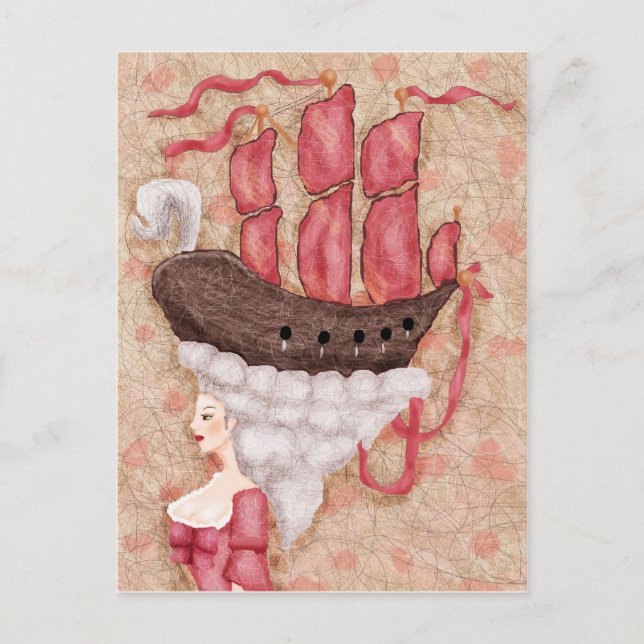 Ship Wig Postkarte (Vorderseite)
