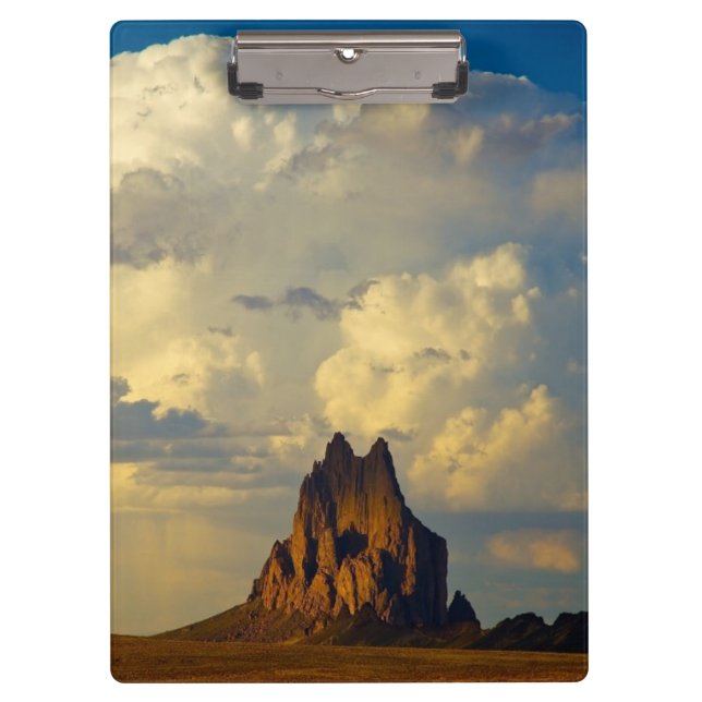 Shiprock gegen Thunderhead Klemmbrett (Vorderseite)