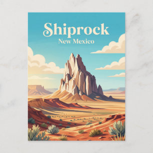 Shiprock, New Mexico Postkarte