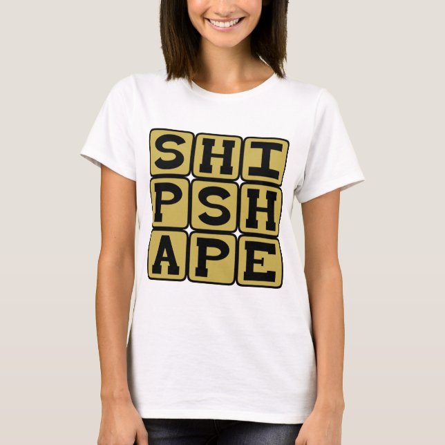 Shipshape, Trim und Nebel T-Shirt (Vorderseite)