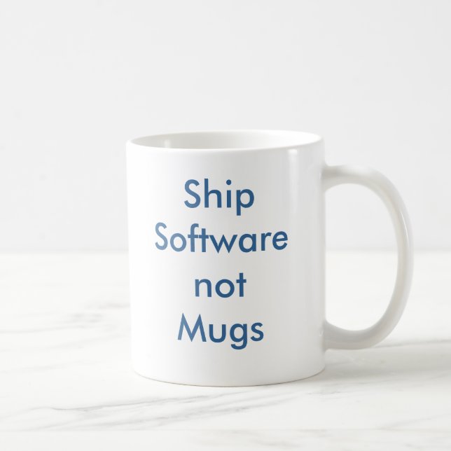 ShipSoftwarenotMugs Tasse (Rechts)
