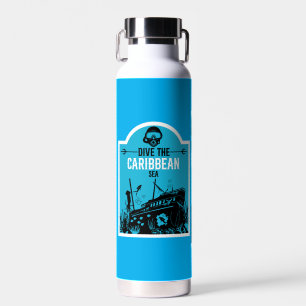Shipwreck Diving Caribbean Trinkflasche
