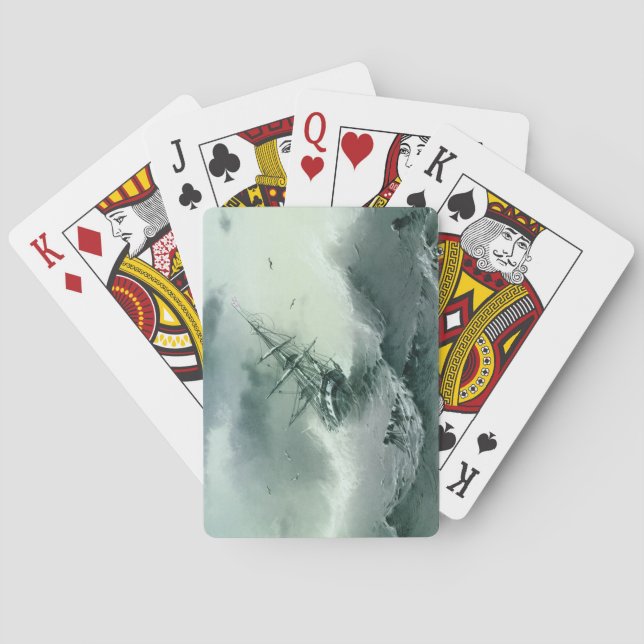 Shipwreck (von Ivan Aivazovsky) Spielkarten (Rückseite)