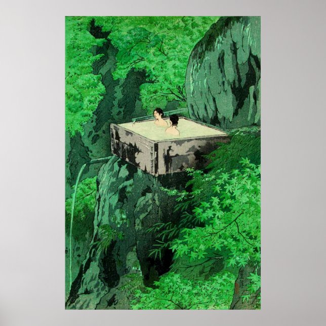 Shirahone Hotspring Shinshu Kasamatsu Shiro 1935 Poster (Vorne)