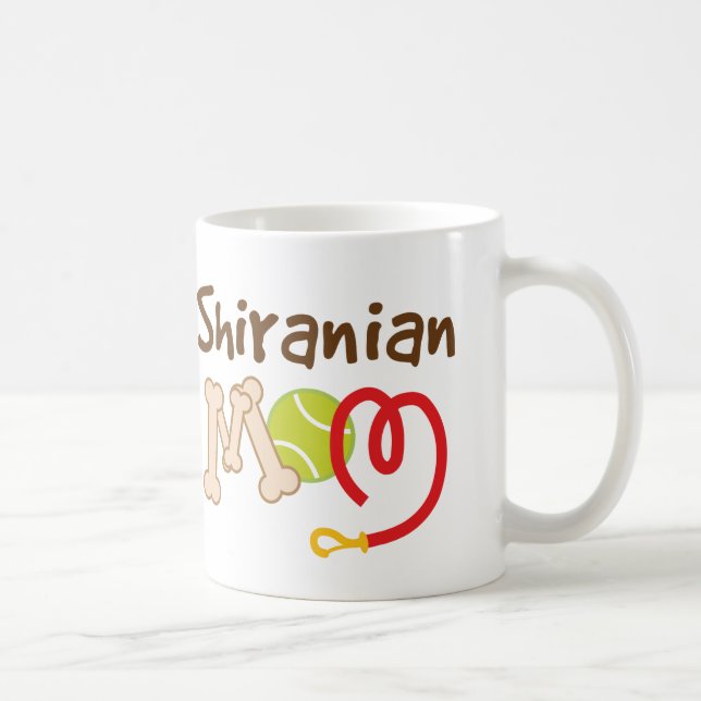 Shiranian Hundezucht-Mama-Geschenk Kaffeetasse (Rechts)