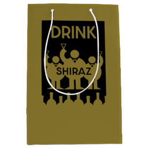 Shiraz-Weintrinker Mittlere Geschenktüte