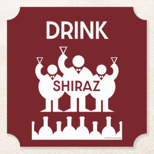 Shiraz Wine Drinkers Untersetzer