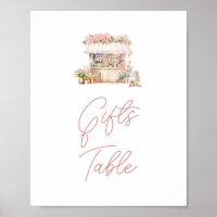 Shire Fresh off the Market Brautparty Gift Table