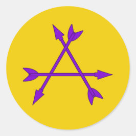 Shire of Arrow Flight Populace-Abzeichen Runder Aufkleber