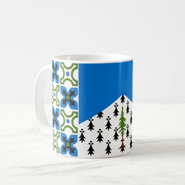 Shire of Crosston Populace Abzeichen Kaffeetasse (Vorderseite Links)