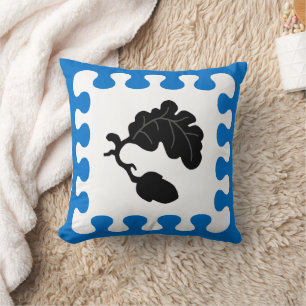 Shire of Darach Populace Abzeichen Throw Kissen