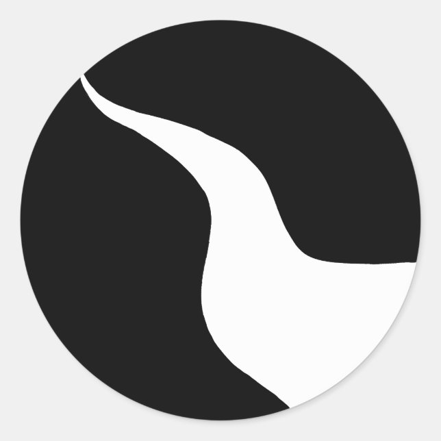 Shire of Dark River Populace Abzeichen Runder Aufkleber (Vorderseite)