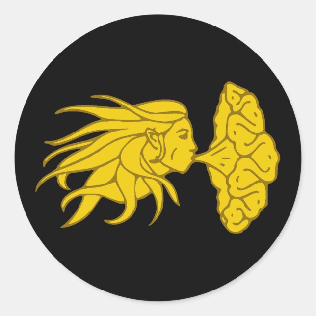 Shire of Darton Populace Abzeichen Runder Aufkleber (Vorderseite)