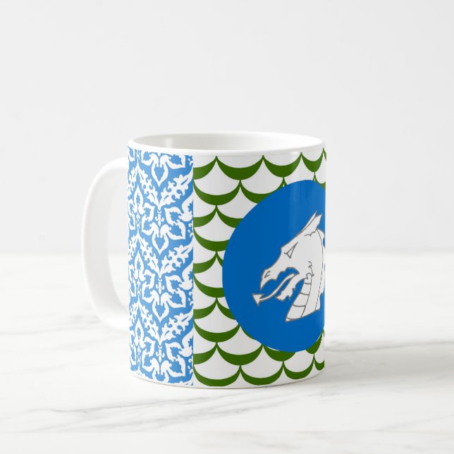 Shire of Drakenmere Populace Abzeichen Kaffeetasse (Vorderseite Links)