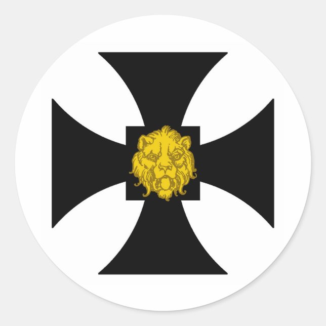 Shire of Lionsdale Populace Abzeichen Runder Aufkleber (Vorderseite)