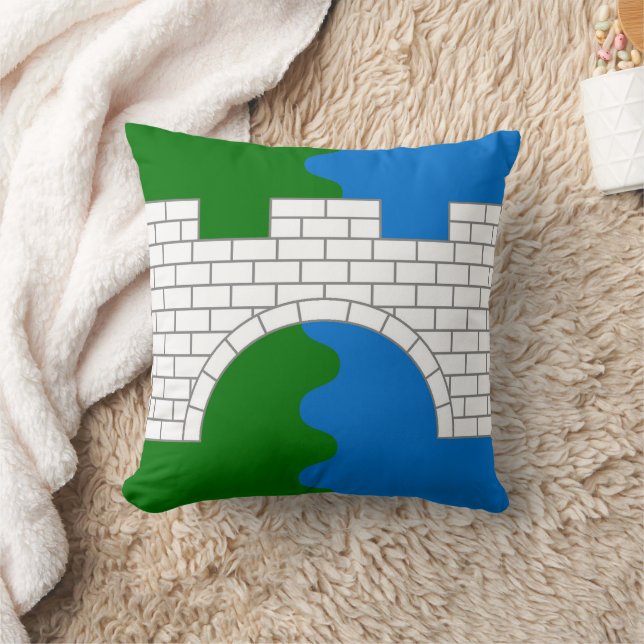 Shire of Old Stonebridges Populace Abzeichen Kissen (Decke)