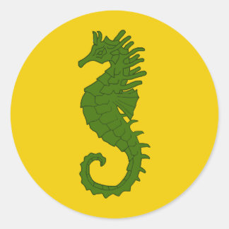 Shire of Sea März Populace Abzeichen Runder Aufkleber
