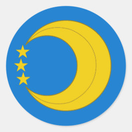 Shire of the Crescent Moon Populace Abzeichen Runder Aufkleber