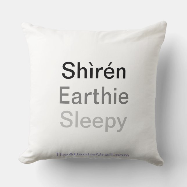Shiren Earthie Sleepy Kissen (Vorderseite)
