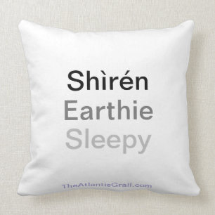 Shiren Earthie Sleepy Kissen