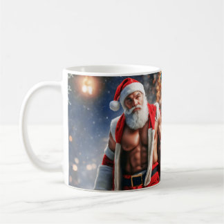 Shirless Ripsel Pinup Weihnachten Weihnachtsmann Kaffeetasse