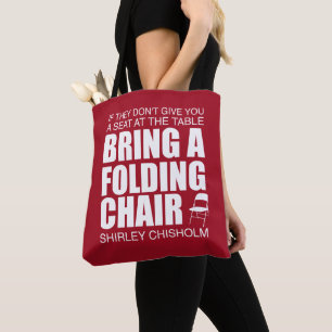 Shirley Chisholm Folding Chair