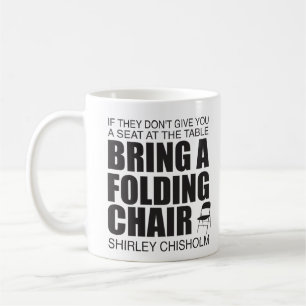 Shirley Chisholm Folding Chair Kaffeetasse
