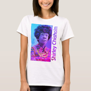Shirley Chisholm lila hued T-Shirt