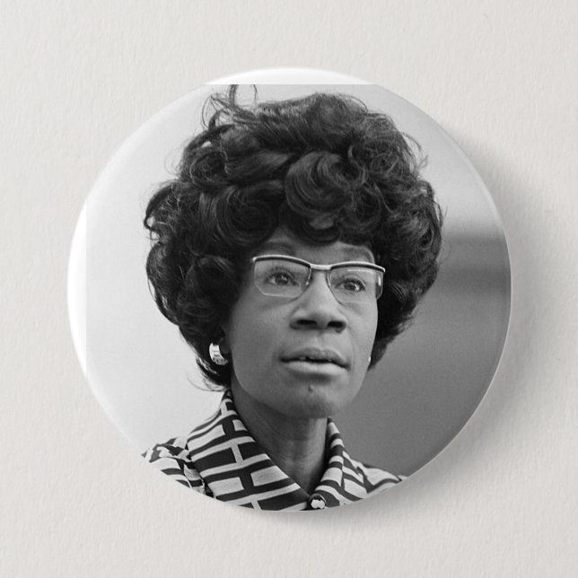 Shirley Chisholm-Taste Button (Vorderseite)