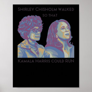 Shirley ging so, dass Kamala Portrait laufen konnt Poster