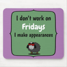Shirley Sheep Funny Sarcasm Work Fridays Editable