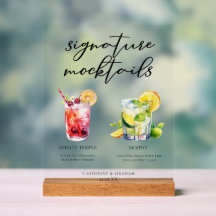 Shirley Temple Mojito Sommerhochzeit Mocktails