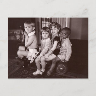 Shirley Temple und Gang.jpeg Postkarte