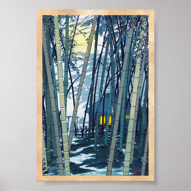 Shiro Kasamatsu Bamboo im Frühsommer Kunst Poster (Vorne)