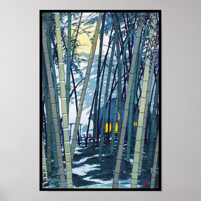 Shiro Kasamatsu Bamboo im Frühsommer Kunst Poster (Vorne)
