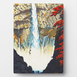 Shiro Kasamatsu Kegon-Wasserfall bei Nikko hanga Fotoplatte