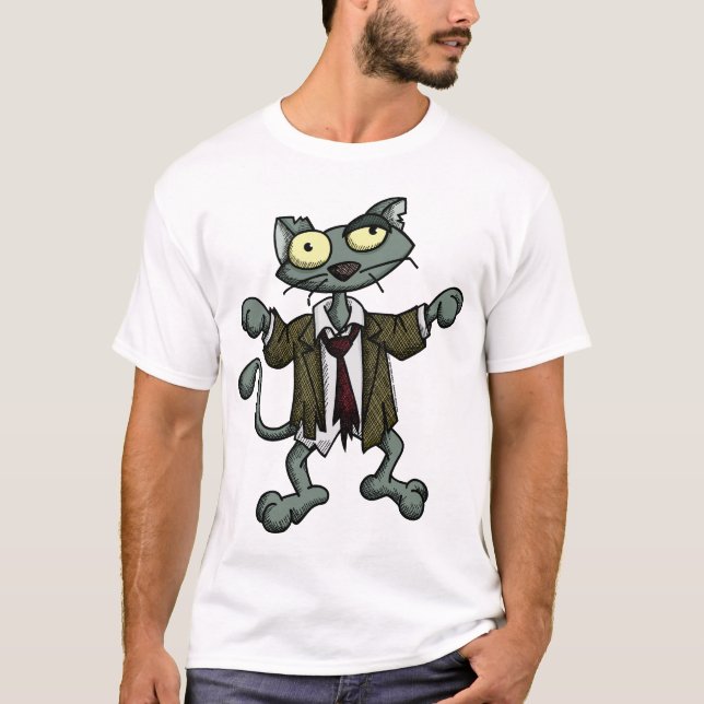 Shirt 1 des Kitty-Zombie-1 (Vorderseite)