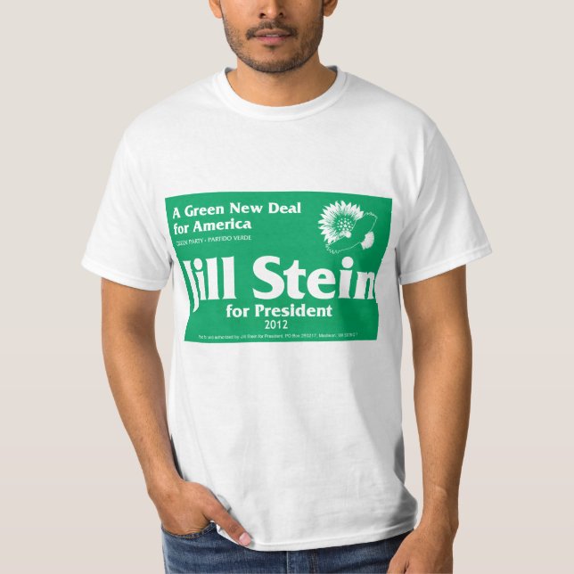 Shirt 2012 Jill Stein (Vorderseite)