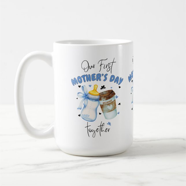 Shirt 2025 /Blue Classic Wight Kaffeetasse (Links)