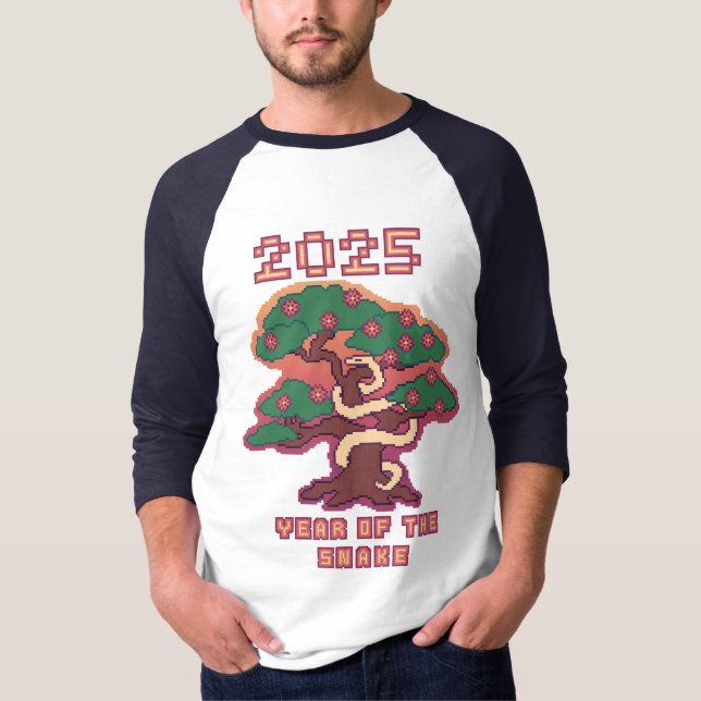 Shirt 2025 Jahr der Schlange (Vorderseite)